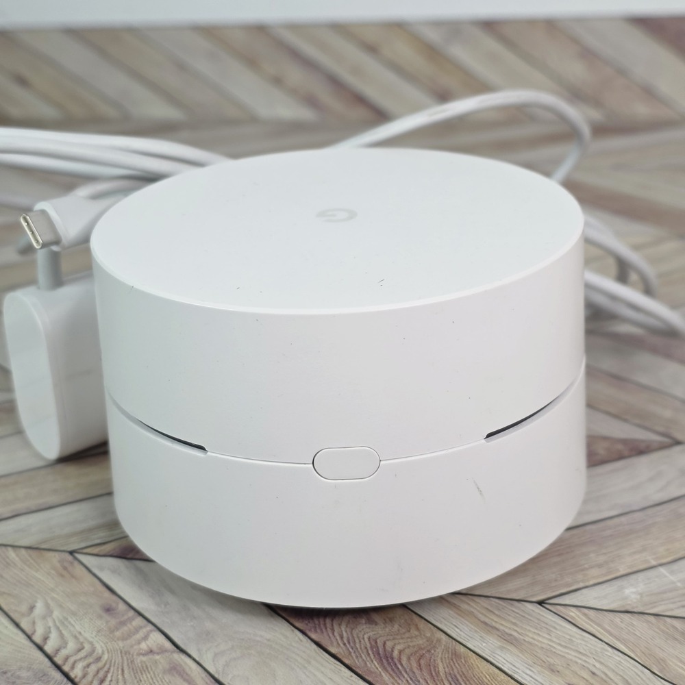 Google WiFi AC-1304 1 Port 1200Mbps Wireless Mesh Router With Power Cable TESTED